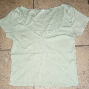 Light Green Crop top
